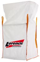 Schüttgutbehälter Einweg BIG BAG TECTOR® 90x90x110cm, 1000kg, mit Schürze VPE120, Z8475