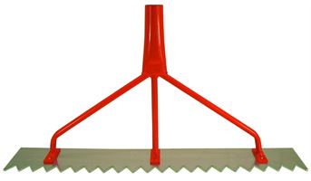 Betonverteiler Alu 60cm, gezahnt, ohne Stiel, Z90113