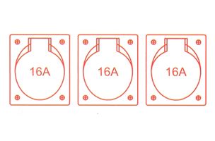 Kompakt-Kunststoffverteiler St. Anton 3x5/16 1,5m Kabel 5G1,5, Z9430718