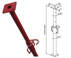 Deckenstütze Klasse A 201-350cm lackiert, geprüft EN1065 VPE50, ZA035