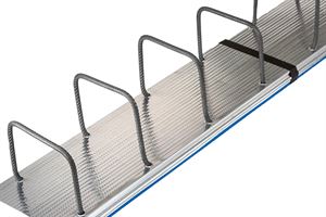 Bewehrungsanschluss Plexus zweireihig 10/100, Länge 1,25m, 6Stk/Bund, 16Bund/Pal, ZBK101009H