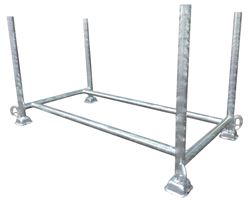 Stapelgestell 144x71x71cm feuerverzinkt, passend für 50 Deckenstützen, ZCONT4Z