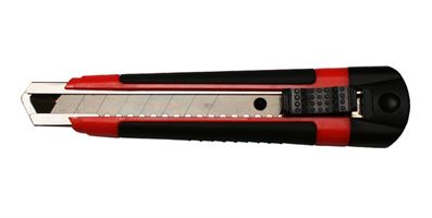 Universalmesser PROFI 18mm, rot, Metallführung, selbst-arretierend, VPE12, ZCU18PROLO