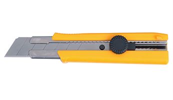 Universalmesser PROFI 25mm, gelb, schraubbar, VPE12, ZCU25LO