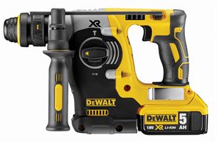 =81= Akku-Kombihammer DEWALT® DCH274P2T 18V 5,0Ah Li-Ion SDS-Plus 24mm, bürstenlos, ZDCH274P2T-QW