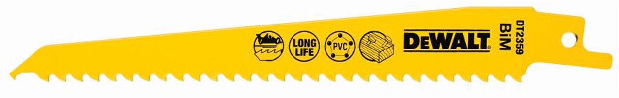 Säbelsägeblatt DEWALT® 152x 3,6-5,1mm (Holz) 5Stk/Pack, ZDT2359-QZ
