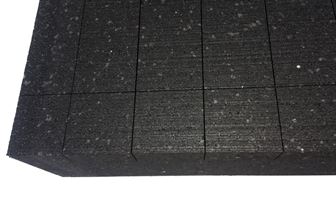 EPS-F plus Fassadendämmplatte, grau, geschlitzt, 28cm 1000x500mm 0,5m² (0,14m³)/Bund VPE1, ZEPSFGG28