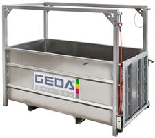Lastbühne für GEDA 200Z, Innenmaße 0,8x1,4x1,1m, mit Schlüssel für Etagensicherungstür, ZG29200