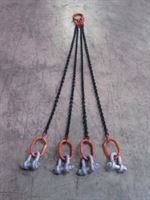 Kettengehänge 4-teilig 1,6m d= 7mm, Tragkraft 2000kg für 10731 Arbeitsbühne, ZKG107303
