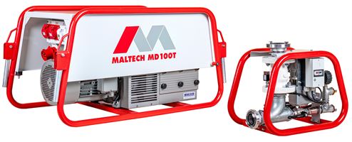 Förderanlage MALTECH MD100-T tragbar 5,5kW inkl. Einblashaube und Zubehör, ZL00110122