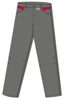 Bundhose LO-ACTIVE anthrazit/rot 245 g/m² Gr. 52 VPE5, ZLO-ACTAR-BH52