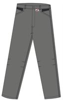 Bundhose LO-ACTIVE anthrazit/schwarz 245 g/m² Gr. 48 VPE5, ZLO-ACTAS-BH48