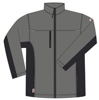 Softshell-Jacke LO-ACTIVE anthrazit/schwarz 300 g/m² Gr. 48 VPE5, ZLO-ACTAS-SJ48