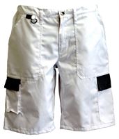 Arbeitsshorts LO-PROTEC weiß/grau 245 g/m² Gr. 58 VPE5, ZLO-PROTEC-AS58