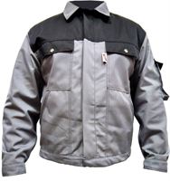 Bundjacke LO-PROTEC grau/schwarz 245 g/m² Gr. 52 VPE5, ZLO-PROTGBBJ52