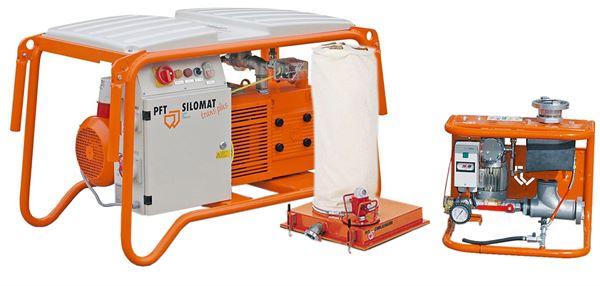 Förderanlage PFT SILOMAT TRANS PLUS DF Q 105 5,5kW inkl. Einblashaube u. Zubehör, Z00238164SET