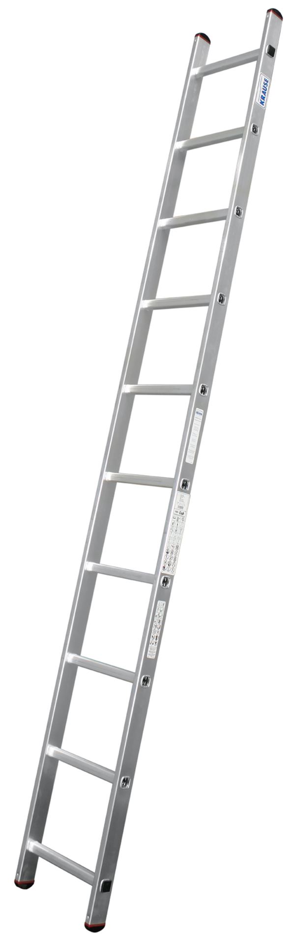 Anlegeleiter Alu KRAUSE® CORDA® 10 Sprossen 2,80m, AH= 3,75m, Gew. 4,0kg, Z010100