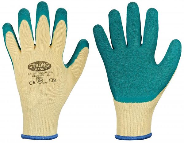 Handschuh SPECIALGRIP STRONGHAND®, Latex ca 1,7mm, EN388, Gr. 10, VPE120, Z048210