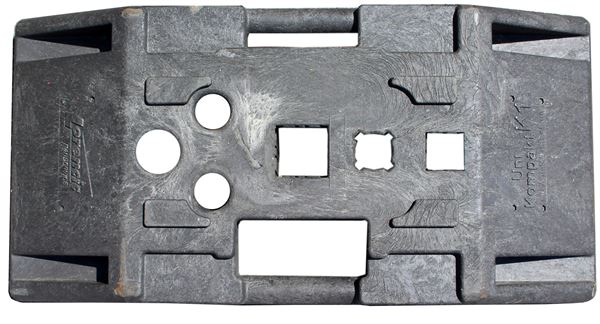Universal-Sicherheits-Fußplatte K1 Kompakt 790x390x130mm 28,5kg 36Stk/Pal, Z07035080LO