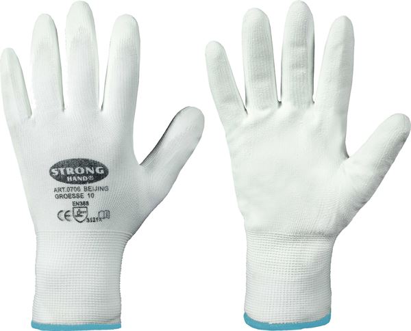 Handschuh Feinstrick CLASSIC BEIJING STRONGHAND®, weiß, EN388, Gr. 11, VPE240, Z070611