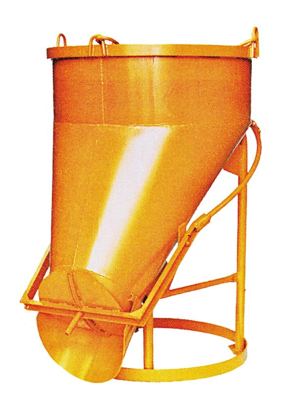 Betonsilo 1021.12, 1000l rund mit Hebel, Z10211000