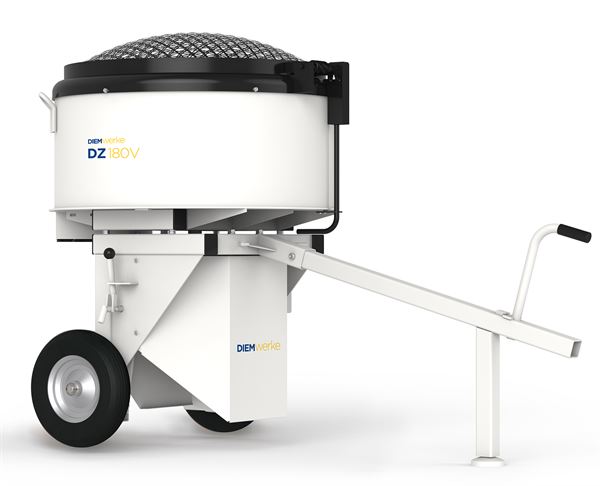 Zwangsmischer DIEM DZ 180V fahrbar 400V/7,5kW Inhalt 295l Mischmenge 180l 426kg, Z10571