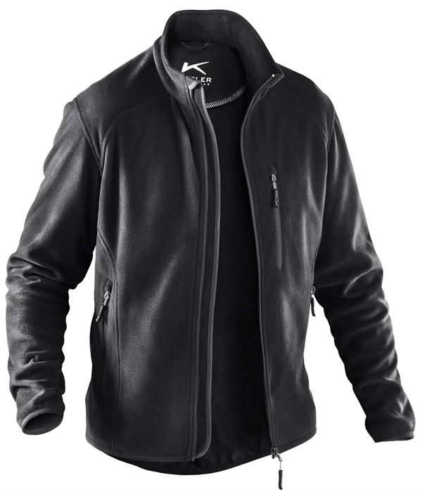 Fleecejacke KÜBLER WEATHER schwarz 245 g/m² Gr. M, Z124299M