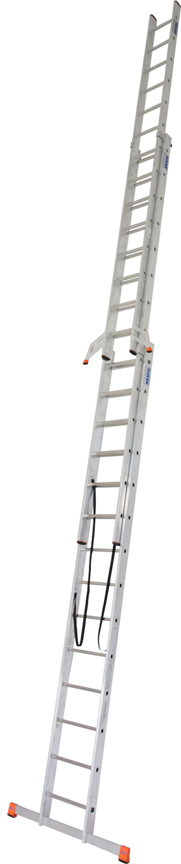 Vielzweckleiter Alu KRAUSE® MONTO® 3x14 Sprossen 4,10-10,25m, o. Treppenf., Gew. 31,5kg, Z129727