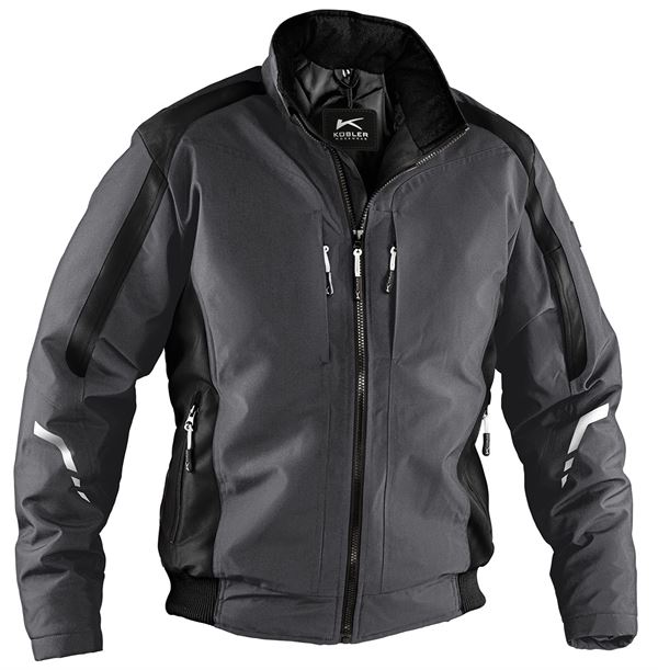 Wetterblouson KÜBLER WEATHER anthrazit/schwarz 165 g/m² Gr. S, Z13679799S