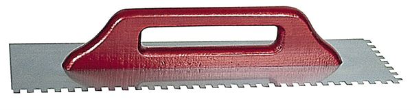 Aufziehglätte Profi 500x130x0,7mm E8 RF gezahnt - Griff geschraubt VPE25, Z1748308