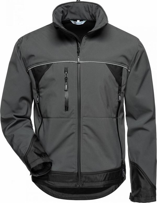 Softshell-Jacke BETA ELYSEE®, grau/schwarz, Gr. XXL, VPE10, Z20002XXL