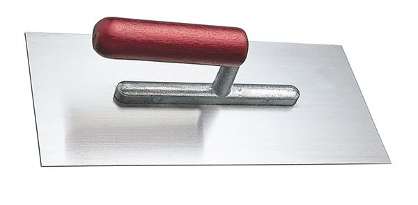 Glättkelle 280x130x0,7mm - zylindrischer Griff, Alu-Steg VPE10, Z2100102