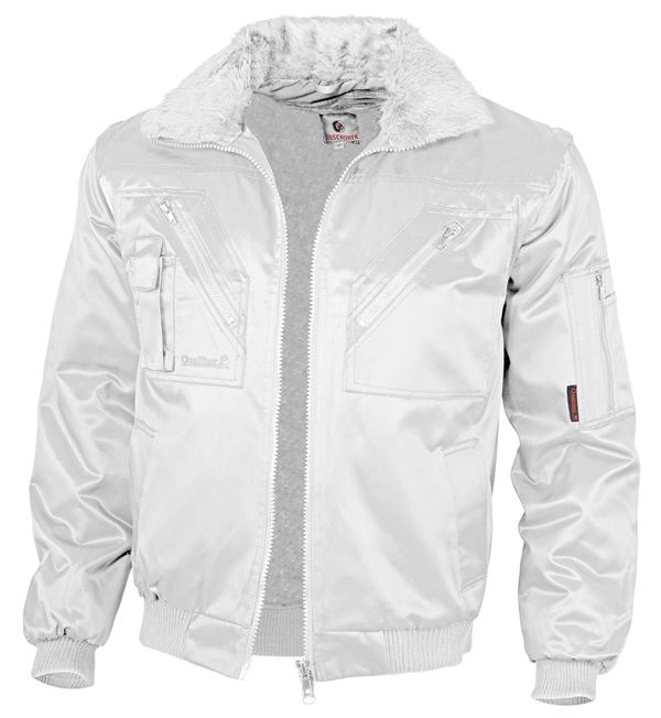 Pilotenjacke QUALITEX, weiß, 265 g/m², Gr. XXL, Z23611XXL
