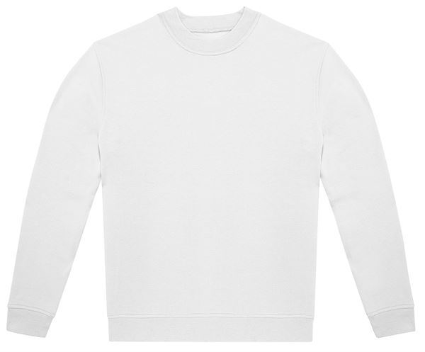 Sweatshirt B&C WG004, weiß, 280g/m², Gr. L, VPE10, Z23642WL
