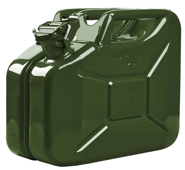 Kraftstoff-Kanister aus Metall 10 Liter olivgrün VPE5, Z24100