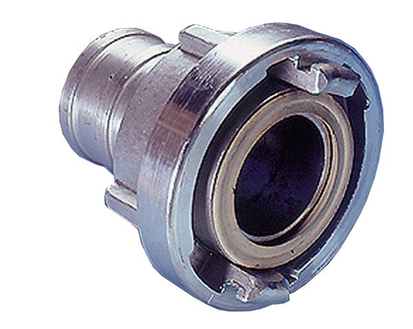 Saugkupplung C/52 52mm Aluminium Stutzenlänge 90mm Knaggenabstand 66mm, Z2550
