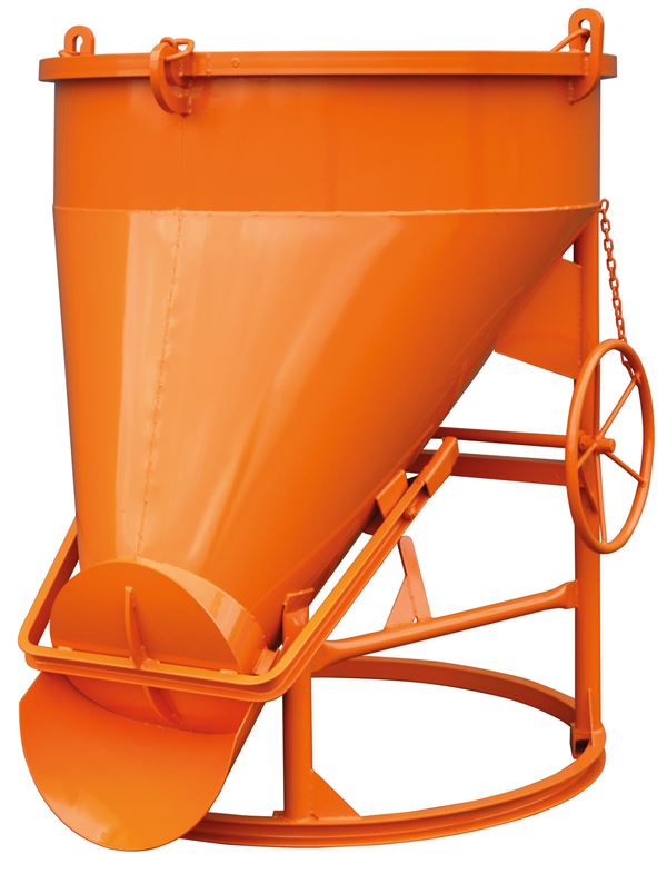 Betonsilo 1021H.8, 500l rund mit Handrad, Z30250