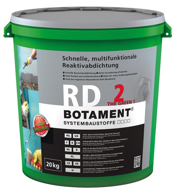 Reaktivabdichtung 2K BOTAMENT RD 2 grün 20kg/Kübel 18Kübel/Pal, Z341006003