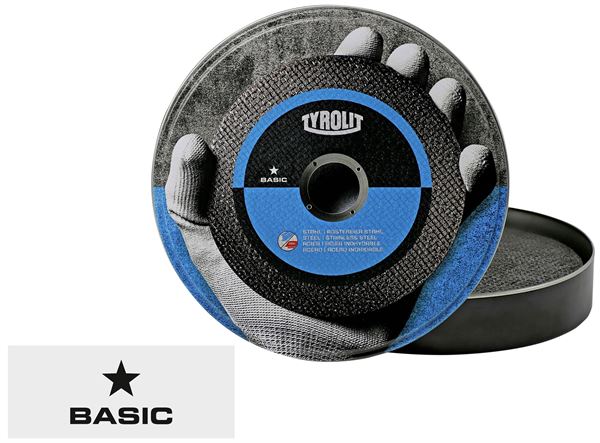 Trennscheibe Stahl "superdünn" 41 125x1,0x22,23mm gerade A60Q-BFB TYROLIT 10Stk/Pack, Z34427331