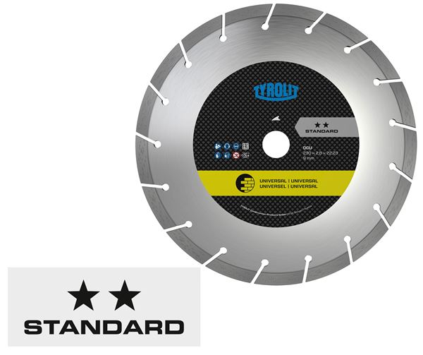 Diamantsägeblatt Standard C73 125x2x22,23mm, Sh 7mm, DCU TYROLIT, Z34499935