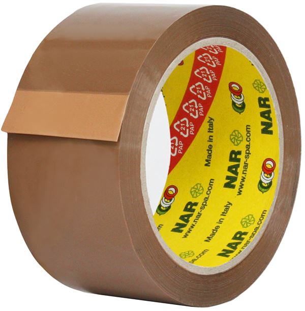 Verpackungsband braun 50mm x 66m VPE36 !Keine Haftung f. Rückst.!, Z347001