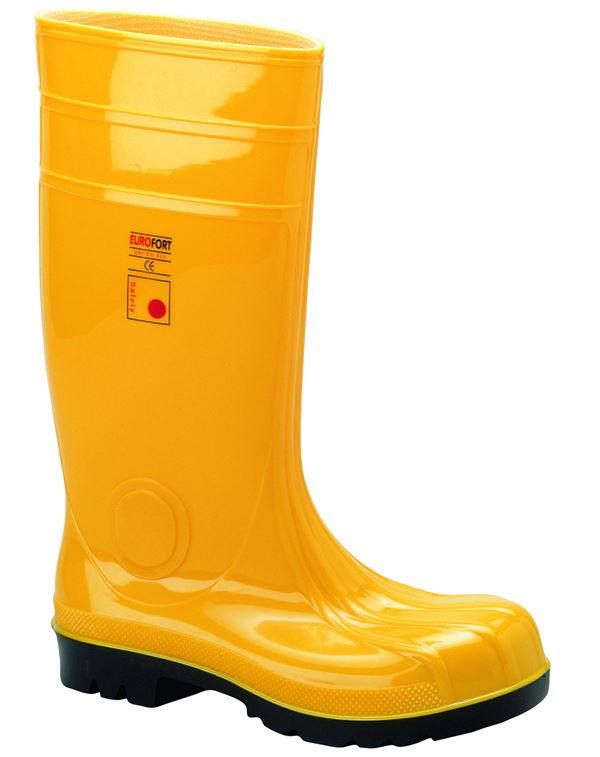 PVC-Sicherheitsstiefel EUROFORT gelb, EN ISO 20345 S5 SRC, Gr. 43, Z3536143