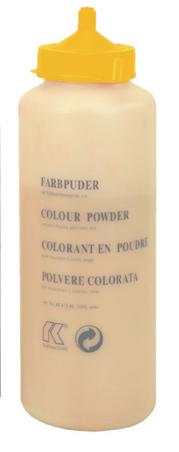Farbpuder gelb 1000g in Kunststoffflasche VPE6, Z4087304