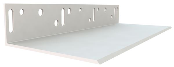 Sockelprofil Basis PVC 100mm 2,0lfm/Sta VPE10 = 20lfm 30Kart/Pal, Z4216000011