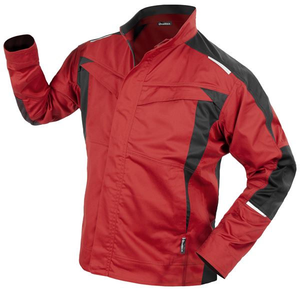 Bundjacke QUALITEX IND, rot/anthrazit, 250 g/m², Gr. XL, Z43014-RABJXL