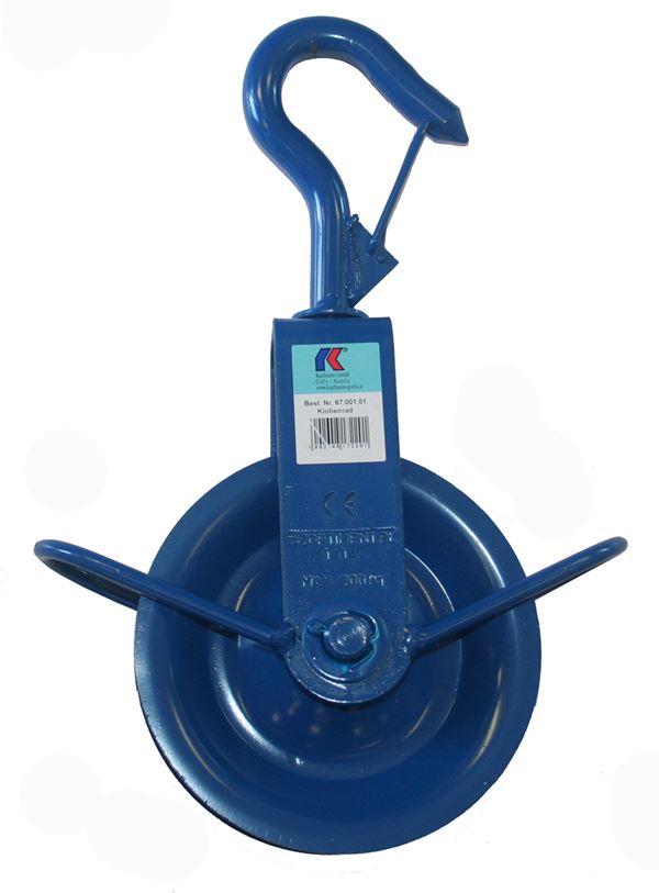 Handaufzugsrolle d=160 für Seile bis d= 20mm zul.Hakenlast200kg NICHT FÜR MASCHINENNUTZUNG, Z45130
