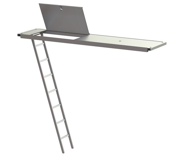 Alu-Belag mit Tür und Leiter, Z4810520