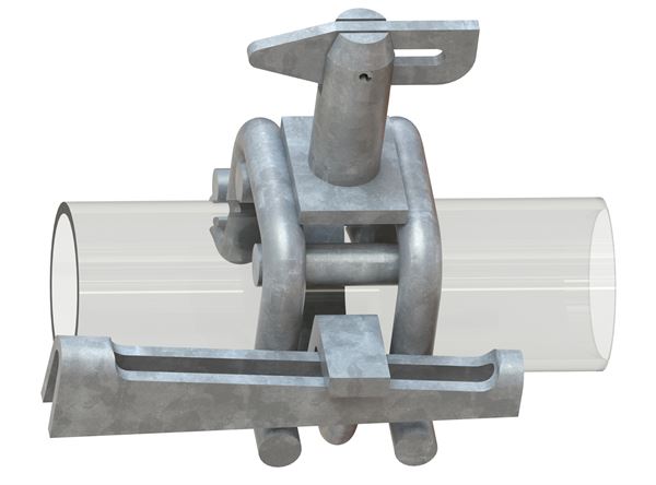 Geländerbolzen m. Keilkupplung, verzinkt 85GV, Z481850
