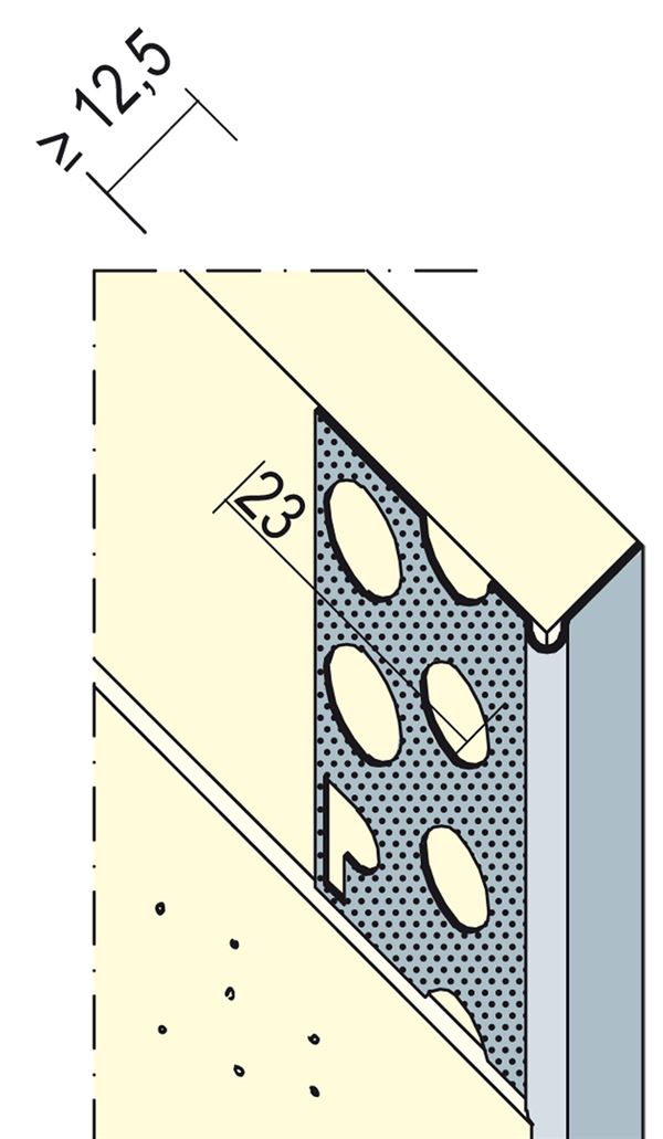 Alu-Eckwinkel 90° 12,5x23mm 3,00lfm/Sta 50Sta/Bd 200Bd/Pal, Z49599300