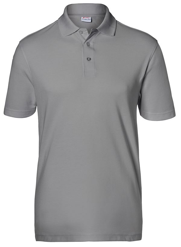 Poloshirt Herren KÜBLER mittelgrau 200 g/m² Gr. M, Z512695M